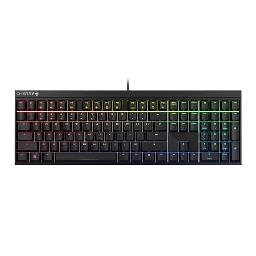 CHERRY XTRFY MX 2.0S, Wired Mechanical Gaming Keyboard with RGB-Lighting, Designed in Germany, Full...