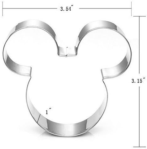 Large Mouse Cookie Cutter - Food Grade Stainless Steel Cushioned Shape