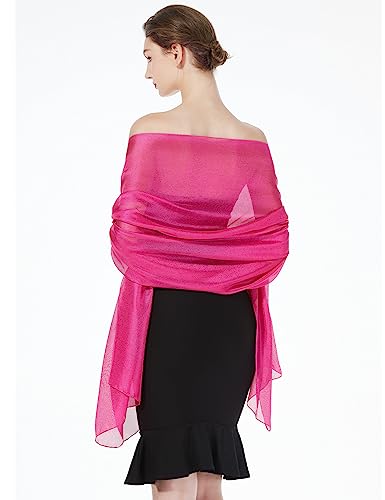 Women Chiffon Shawls Scarves Wraps for Bridal Wedding Party Evening Dress Casual Summer Travel2