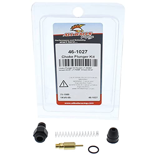 All Balls Racing 46-1027 Choke Plunger Kit Compatible with/Replacement For Suzuki LT-A500F Vinson 2002-2007, LT-F500F Vinson 2003-2007