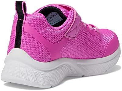 Skechers Kids Girls Microspec Max Plus-Subtle S Sneaker, Hot Pink, 12 Little Kid | Image 4