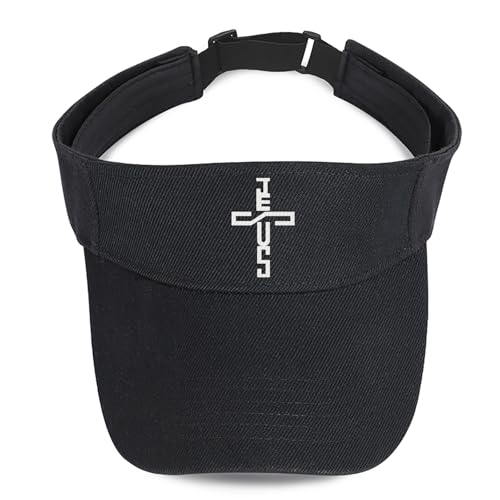 Image of Butterfly Flower Visor Hat Black Women Running Visors Adjustable Size Stylish Sunflower Tennis Summer Sun Visors for Men Boy