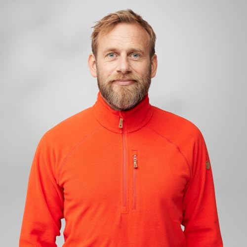 Fjällräven Övik Lite Fleece Half Zip M forro polar premium con diseño escandinavo 6