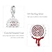 GNOCE Dripping Blood Saw Pendant Dangle Charm for Her, S925 Sterling Silver Bead Charm for Women Wife, Halloween, Mother’s Day Jewelry Gift