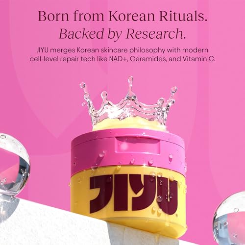 JiYu NAD+ Hydrating Face Moisturizer &ndash; Korean Anti-Aging Cream for Radiant, Firm & Smooth Skin &ndash; Deeply Hydrating & Brightening Daily Moisturizer Cream for Face and Body, All Skin Types &ndash; 50 ml