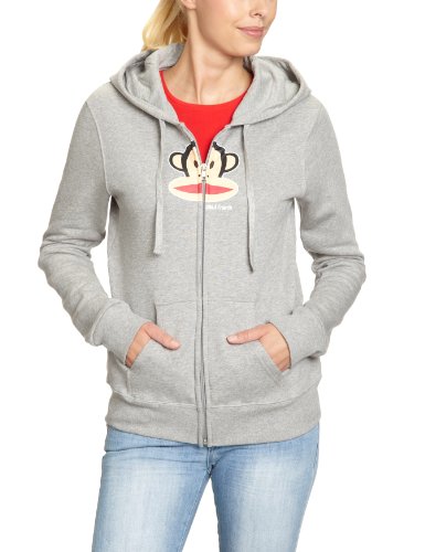 Paul Frank  - Sudadera para Mujer, tamaño XS, Color Gris Jaspeado