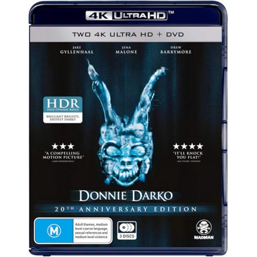 Donnie Darko (20th Anniversary Edition) -  Blu-ray, Rated R, Richard Kelly