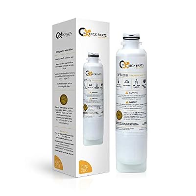 QPD DA29-00020B Samsung Water Filter Replacement for DA29-00020A/B, HAF-CIN/EXP, HAF-CIN, RF25HMEDBSR, RF28HMEDBSR, RS25J500DSR, RF263BEAESR, RF263TEAESG, HDX FMS-2, DA97-08006A-1, single (1) pack