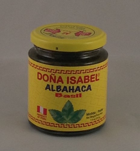 Doña Isabel Albahaca Molida (Basil Paste) 7.5oz Single Bottle - Product of Peru