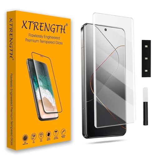 Image of Advanced HD+ Curved UV Tempered Glass Screen Protector Designed for Vivo T4 Ultra 5G - Full Screen Coverage with Easy Installation Kit (Anti-Scratch)