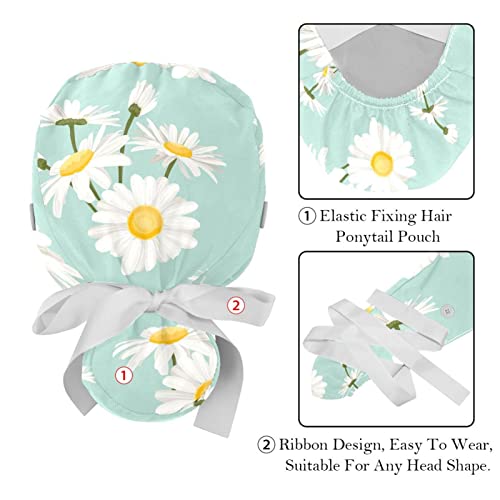 Chapeaux de travail fleurs de camomille marguerite JDEZ x2 - 4
