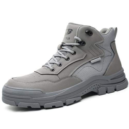 Image of Steel Toe Shoes Puncture Resistant Safety Work Boots for Men.