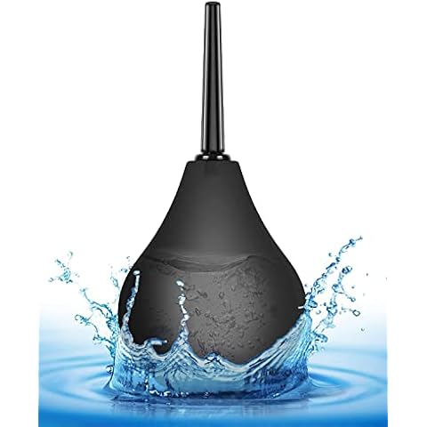 Po Dusche Irrigator zur darmspülung • Intimdusche zur Analdusche und Vaginaldusche 224ml (1schwarz) Cover