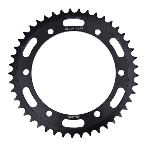 Pignon arrière 428-45T anti usure chaîne pour moto XT250 TZR250 TDR125