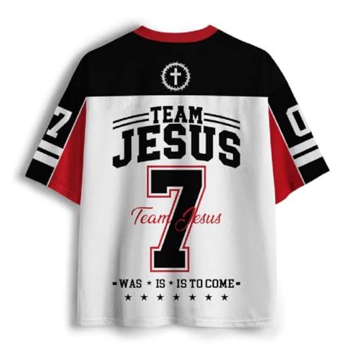 Graphic Tees Summer Novelty Women Men Oversized Jesus Sport Style Christian Jersey2