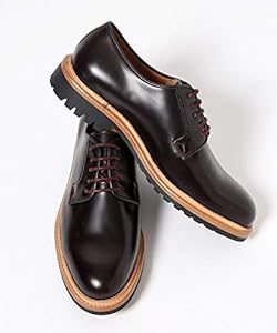 Amazon | [ナノ・ユニバース] ダービーシューズ 42 ブラック NO.353