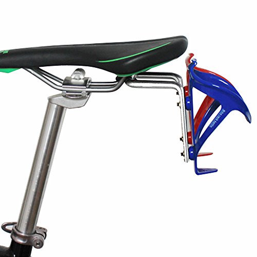 SUPOW Bike Two Water Bottle Cage Mount - Aluminum Alloy - Double Kettle Holder Bicycle Saddle Equipment