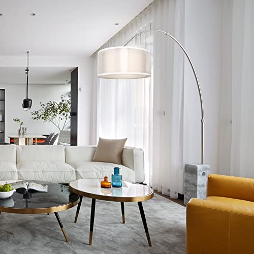 FRIDEKO HOME 2 Tier Light Shade Ceiling - Modern White Lampshade for Ceiling Lights, Bedroom Lights Ceiling Lamp Shades for Living Rooms, Hallways, and Lounges (30cm) - Image 4