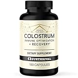 Surthrival: Colostrum Powder Capsules (180 Count), Immune Optimization & Recovery, Dietary Supplement, Gut Health, Immune Support, Keto Friendly