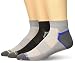 Fruit of the Loom Men's Breathable Half Cushion Ankle 3 Pack, Grey Assort, Shoe Size 6-12/Sock Size 10-13