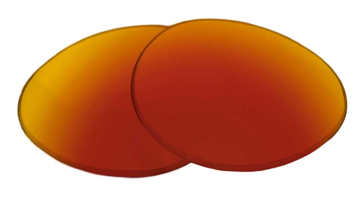 Sunglass Fix Replacement Sunglass Lenses Compatible for Oakley OO4144-F Coinflip 56mm (Polarized SFx Ultra Red-Orange Mirror Blue Pair)