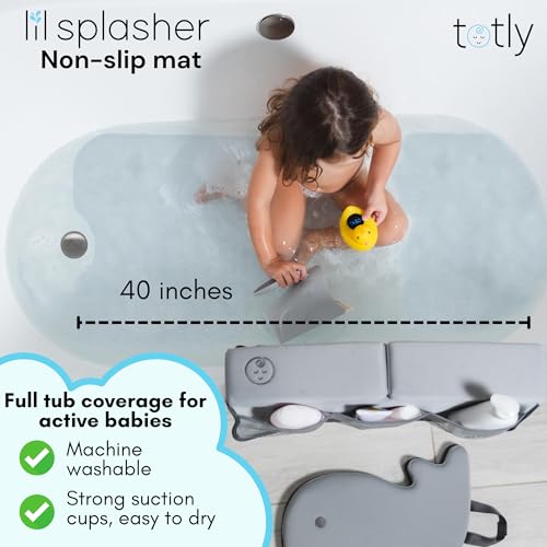 Image of 6pcs Bath Kneeler and Elbow Rest pad Set - Complete Bathtime Kit with 2 Cushions, Rinse Cup, Spout Cover, Thermometer & Non-Slip Mat