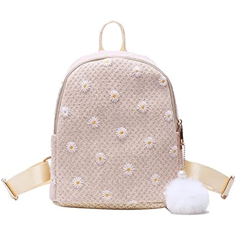 SYT-MD Backpack Womens, Summer Women Backpacks Teenage Girls Straw Rucksack Female Rattan Bag Shoulder Pack Handbags Fashion Travel Small School Bags Cover