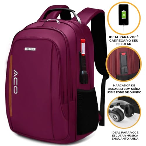 Mochila Bolsa Masculina Feminina Notebook Anti Furto Reforçada Semi Impermeável Escolar Faculdade Tr
