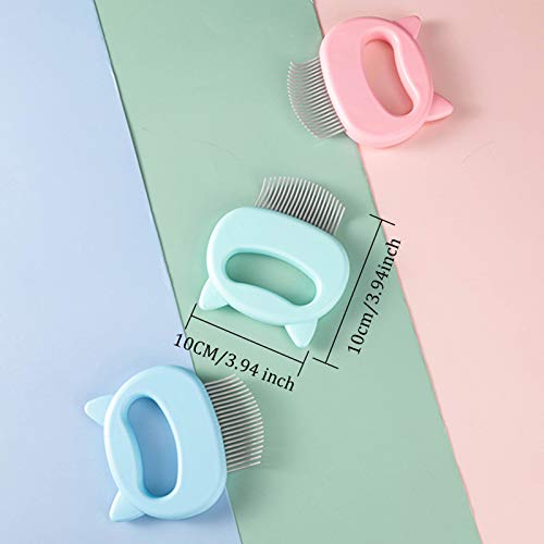 Cat Combs 3 Pieces Pet Massage Grooming Combs Dogs Cleaning Brushes Hair Removal for Shedding Matted Fur Short and Long… - Image 7