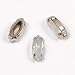PENVEAT 4200 Pietre Fantasia Montatura K9 Occhi di Cavallo Strass Punta Indietro Strass Gemme di Cristallo Tutto per Cucire, Opale Bianco, 5x10mm 35 Pz