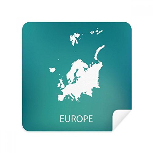 Lunettes chiffon de nettoyage Europe silhouette pour écran de téléphone en voyage et au bureau