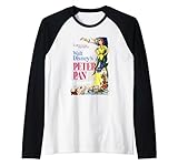 Disney Peter Pan Vintage Poster Raglan