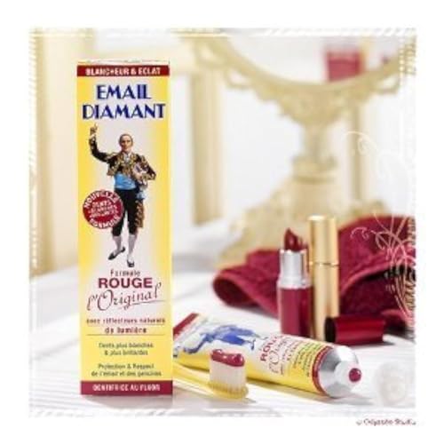 x2 Email Diamant RED Original Cosmetic Toothpaste x2 tubes by Email Diamant