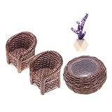 Integración: varias de casas de muñecas, impulsando el juego y creando más diversión, mesa de comedor para casas de muñecas, muebles para en miniatura