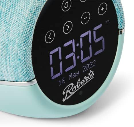 Roberts Zen Plus Wellbeing Digital Alarm Clock Radio with Sleep Sounds and Bluetooth  Duck Egg