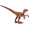 Jurassic World Toys Velociraptor - Jumping Savage Strike Dinosaur Action Figure, Smaller Size, Attack Move Iconic to Species, Movable Arms & Legs, Great Gift for Ages 4 Years Old & Up