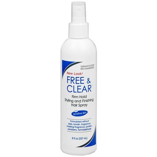 Free & Clear Styling and Finishing Hair Spray for Sensitive Skin 8 Ounces Pack of (2)