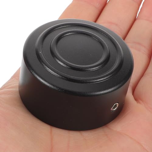 Tapas para tuercas de eje de motocicleta Amosfun en aluminio premium negro mate 4