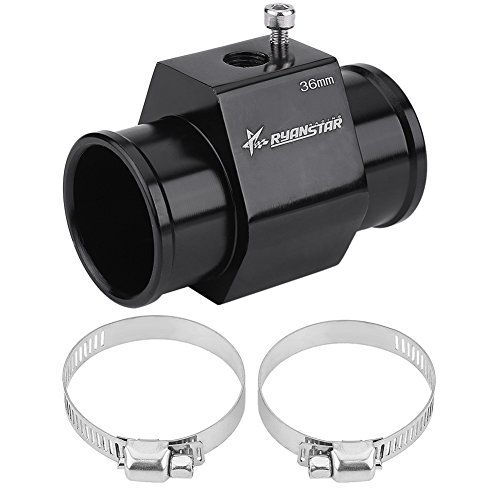 Qiilu Adaptador de manómetro de manguera de tubo de temperatura de agua...