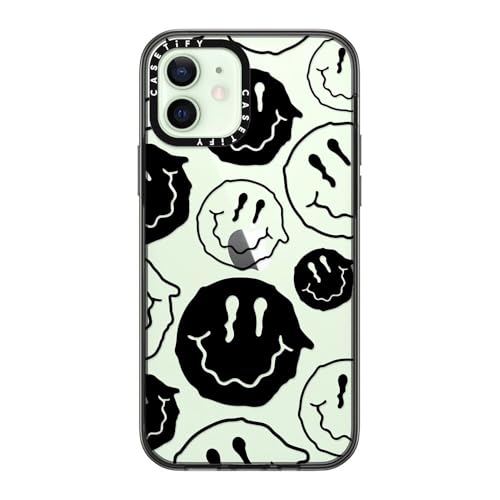 Étui iPhone 12 antichoc CASETiFY noir transparent protection 1.2m - 6