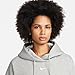 Nike, Women's, Sportswear Phoenix Fleece Over-Oversized Pullover Hoodie, Dark Grey Heather/Sail, XL