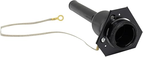 Vista 30 de TRQ Cuello de llenado de depósito de combustible negro compatible con Toyota Sienna 2004-2010