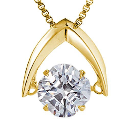 ダンシングストーン ネックレス クロスフォーニューヨーク 別注品 贅沢屋 特注モデル セット SV925 シルバー (18金 K18 イエローゴールド コーティング) ZNY-NYP-533-YG