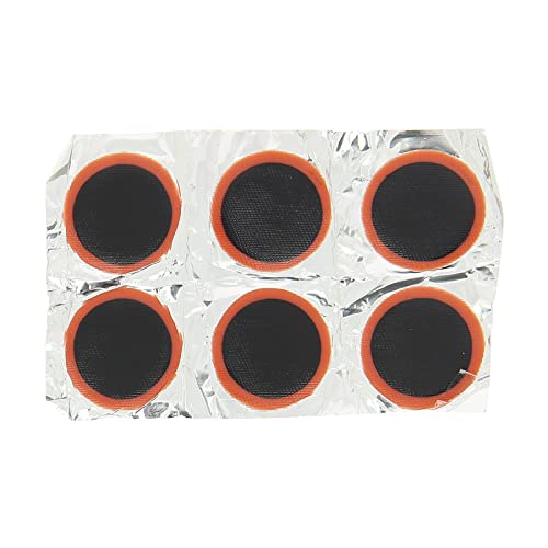 esKapad 6 Pièces de Réparation, Rustines pour Chambre A Air Velo, Diamètre 25mm Cover