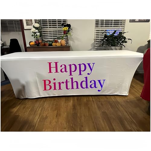 Nappe de table pour salons et événements avec impression logo de haute précision - 7