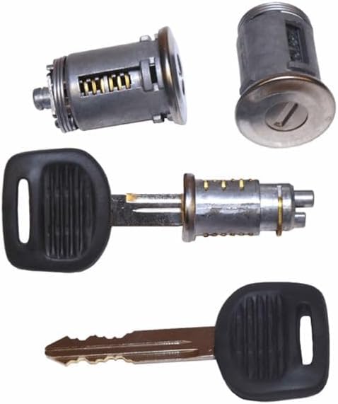 Mytee Products Door Lock Cynder With Key - Door & Ignition Lock Set Replaces Freightner A22-57157-000, A2257157000, W22-00056-000, Automann HLK2770K,