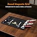 MoyRetty Magnetic Barber Organizer Mat for Clippers Barber Shop Salon Anti-Slip Silicone Pad Rubber Heat-Resistant, for Heavy Clippers and Trimmers (Style 2)