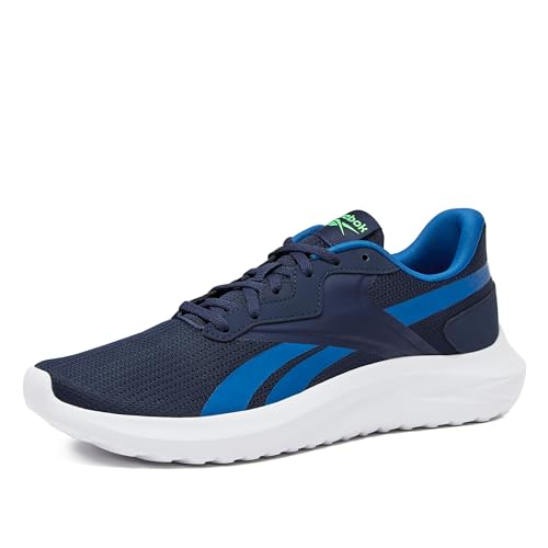 Reebok Energen Lux Gym Shoes for Men, Lightweight Athletic Mens Sneakers, Vector Navy/Twilight Bule/White, 10