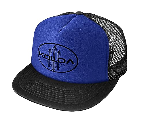 Koloa Surf Classic Surfboards High Profile Poly-Foam Trucker Hat-Royal/b