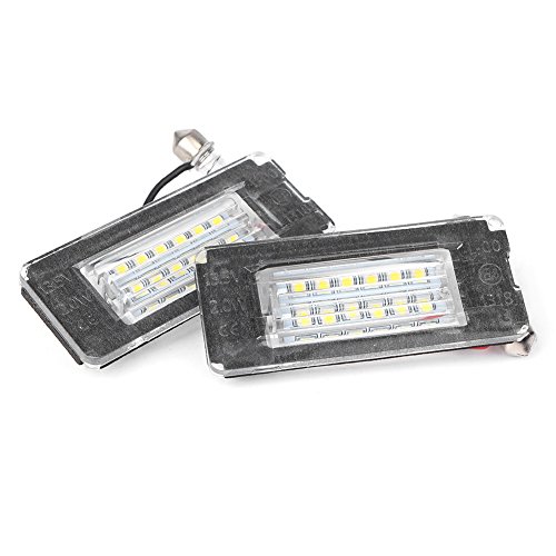 Bacar 1 Paar LED Kennzeichenbeleuchtung R56/R57/R58/R59